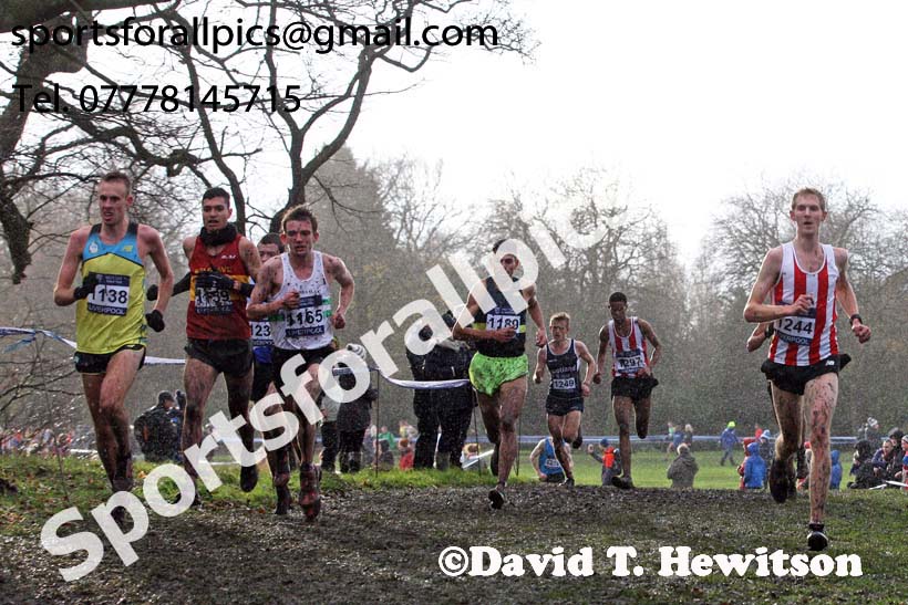 Senior men and under-23 mens 2017 British Athletics Liverpool Cross Challenge, Sefton Park, Liverpool. Photo:  David T. Hewitson/Sports for All Pics